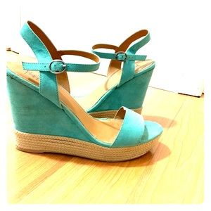 Teal wedges